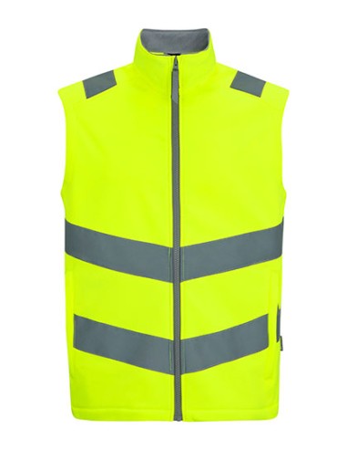 REG-TRB201-Hi-Vis Pro Contract Ablaze Softshell Bodywarmer